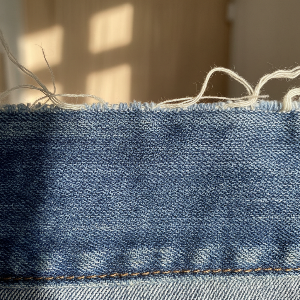 Džinsu audums — klasisks zils džinsa materiāls