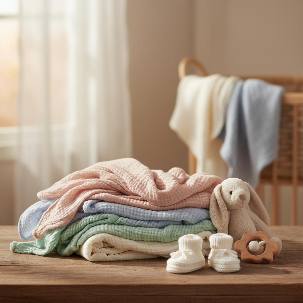 Muslīns — maigs dabīgs muslīna audums bērniem