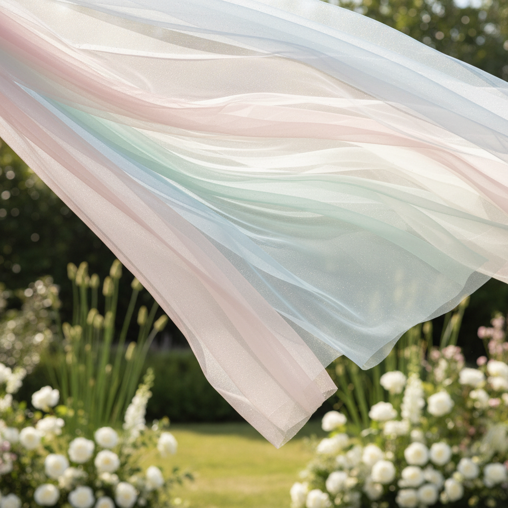 Organza — caurspīdīgs un elegants organzas audums