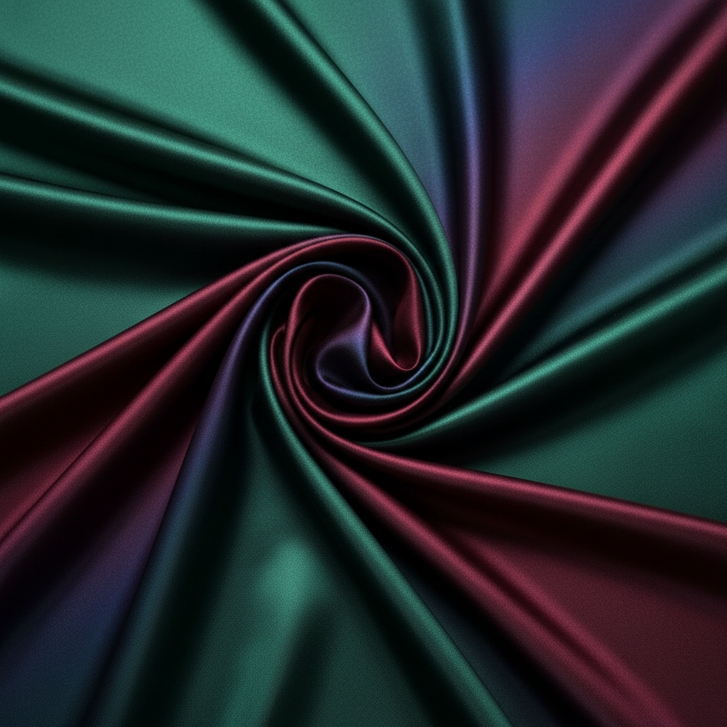 Satīna audums — spīdīgs un elegants satīna materiāls